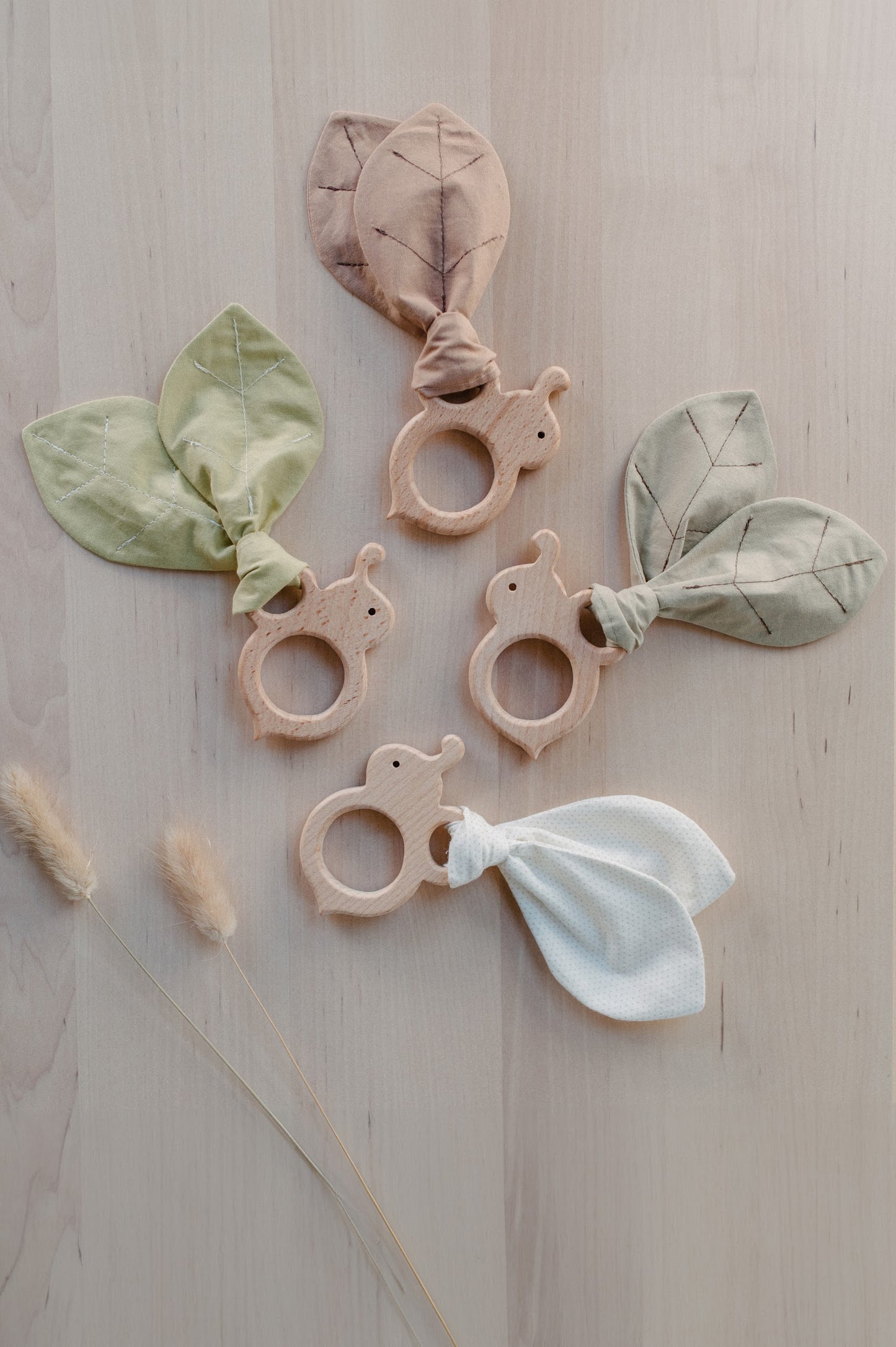 Sensory toy and teether "Crinkle bunny ears"