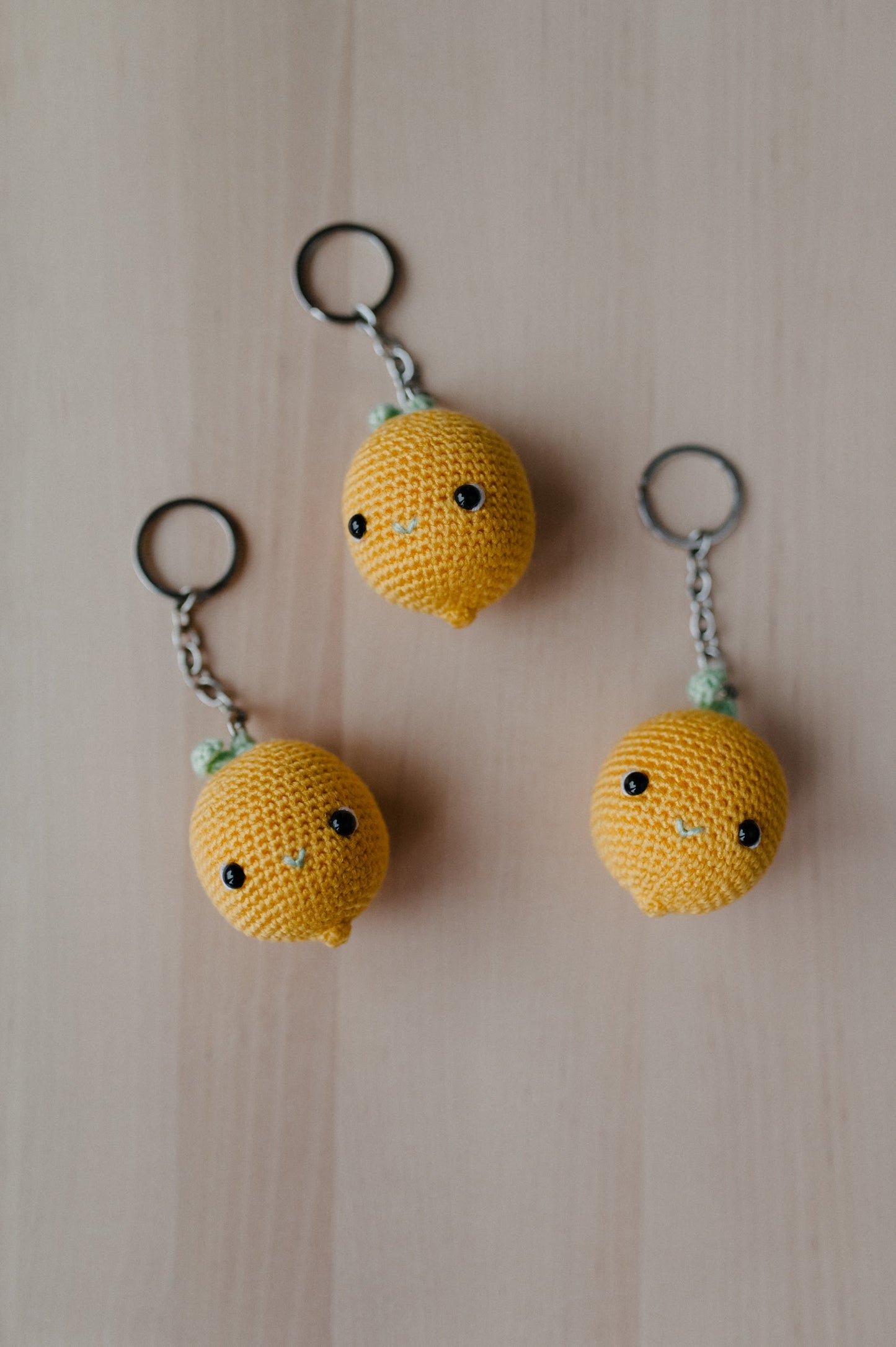Crochet keychain "Lemon"