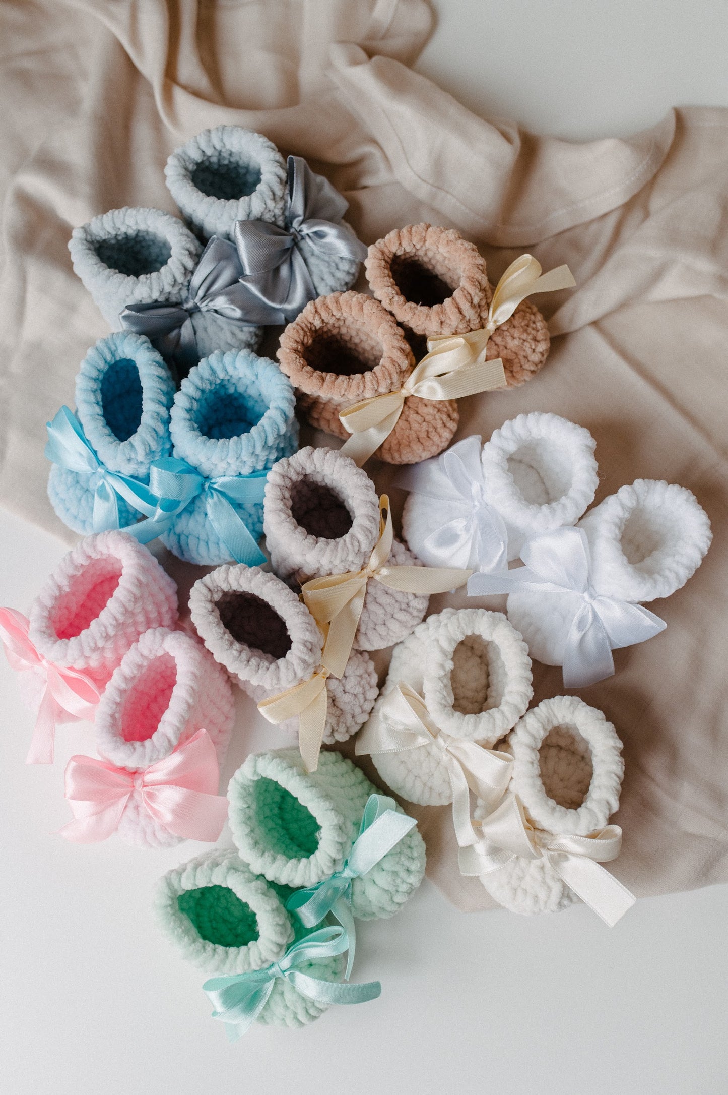 Baby booties (variety of colors)