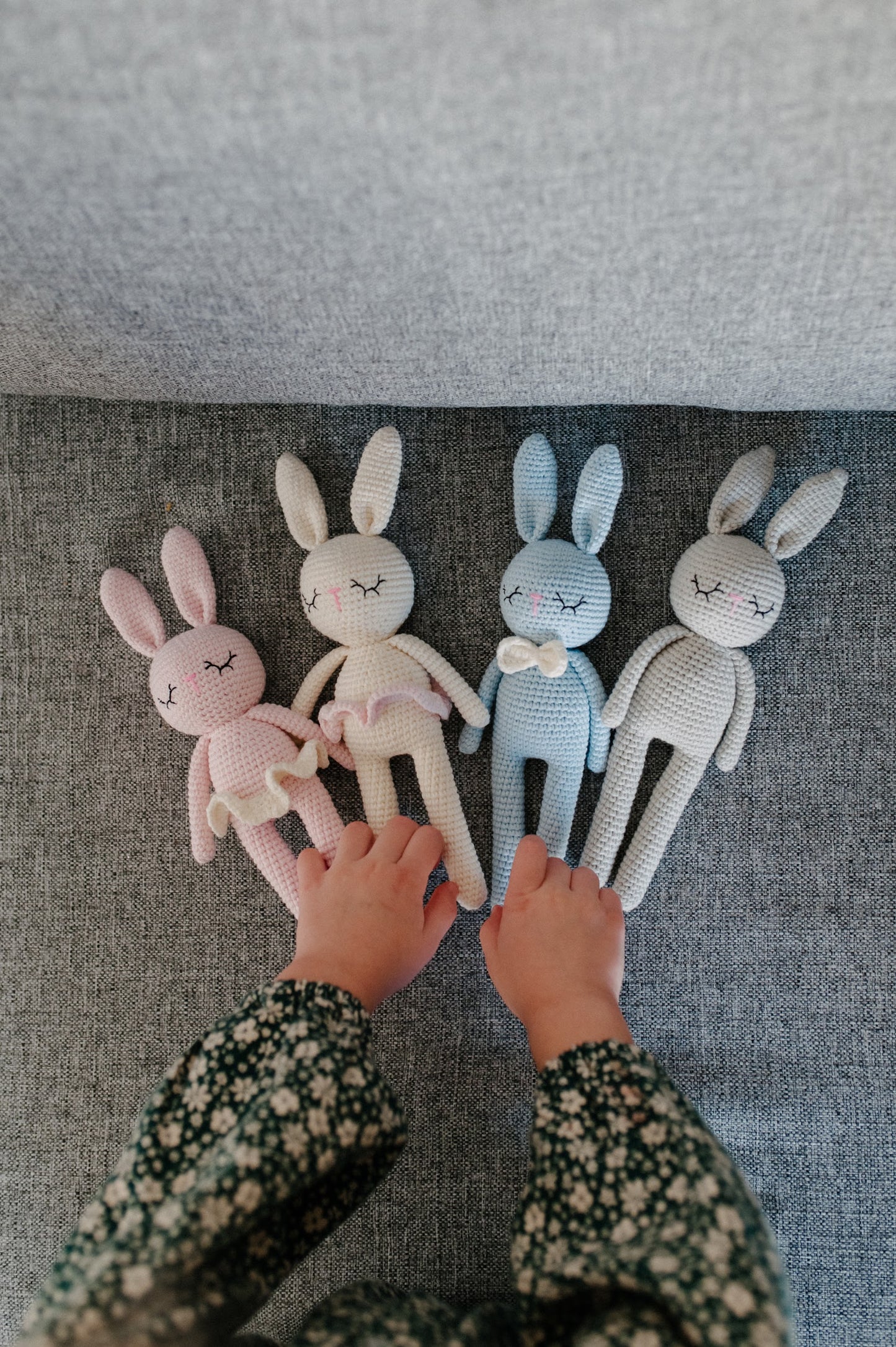Crochet toy "Large bunny"
