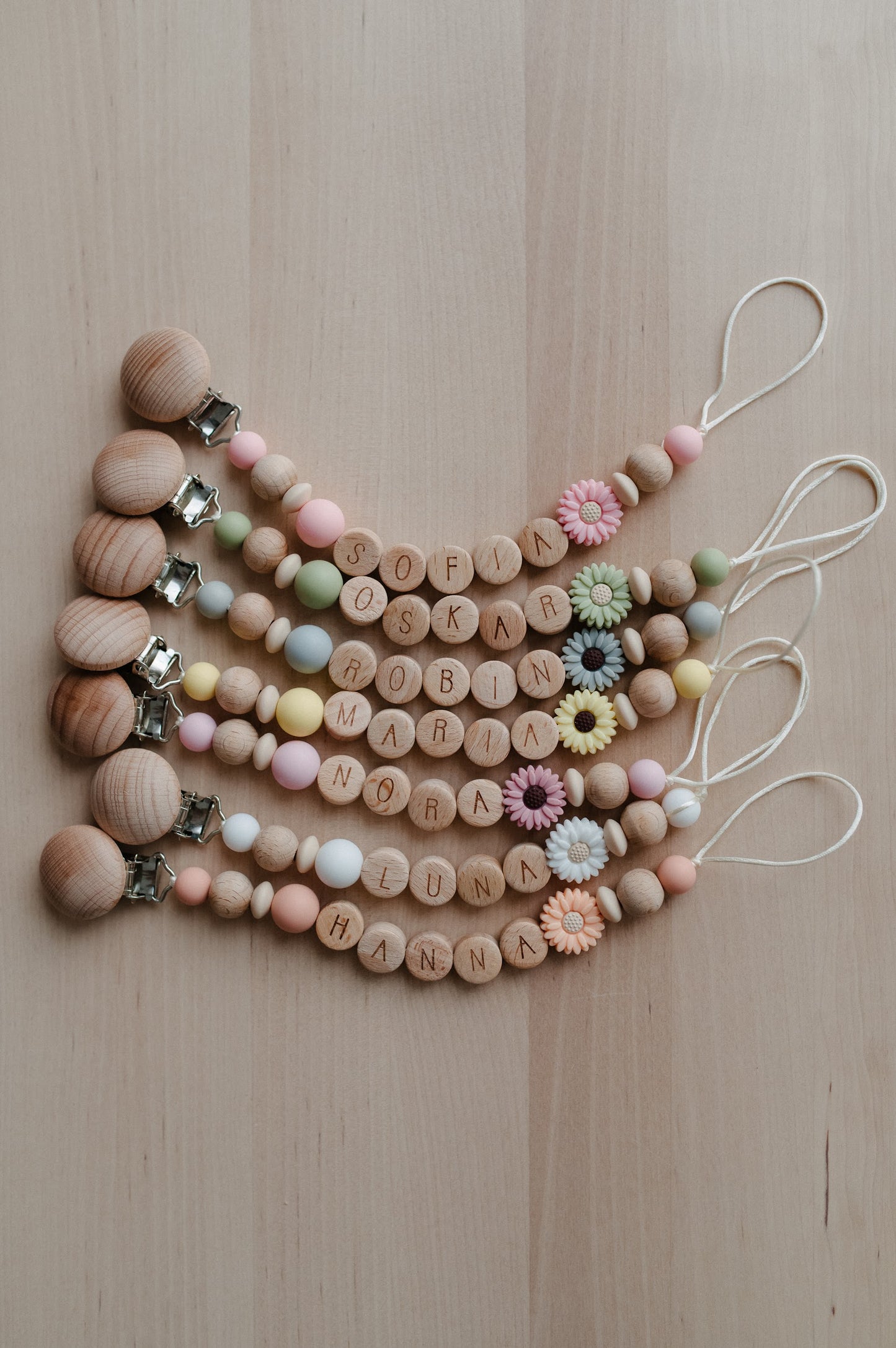Personalized pacifier holder