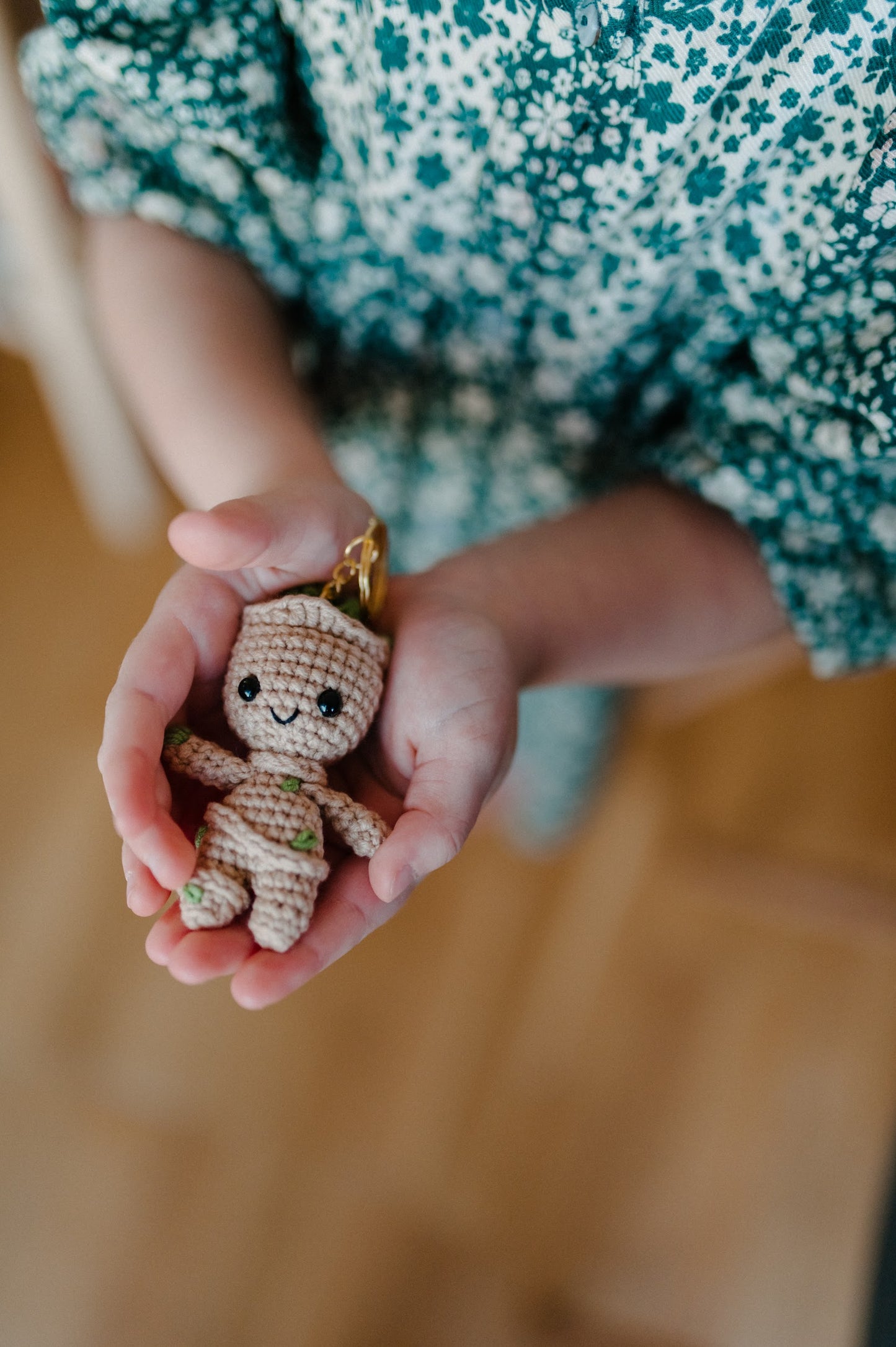 Crochet keychain "Groot"
