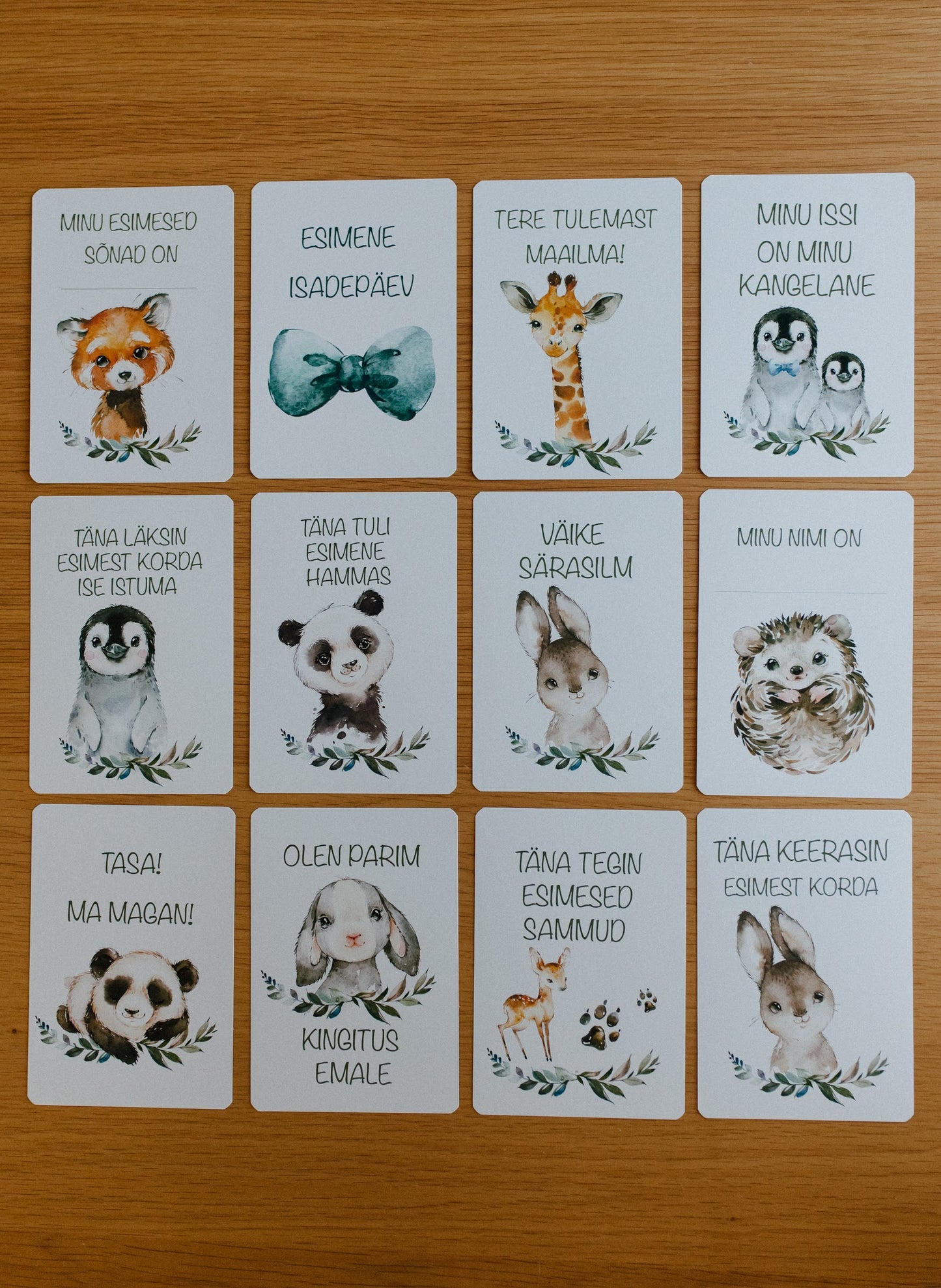 Milestone card set