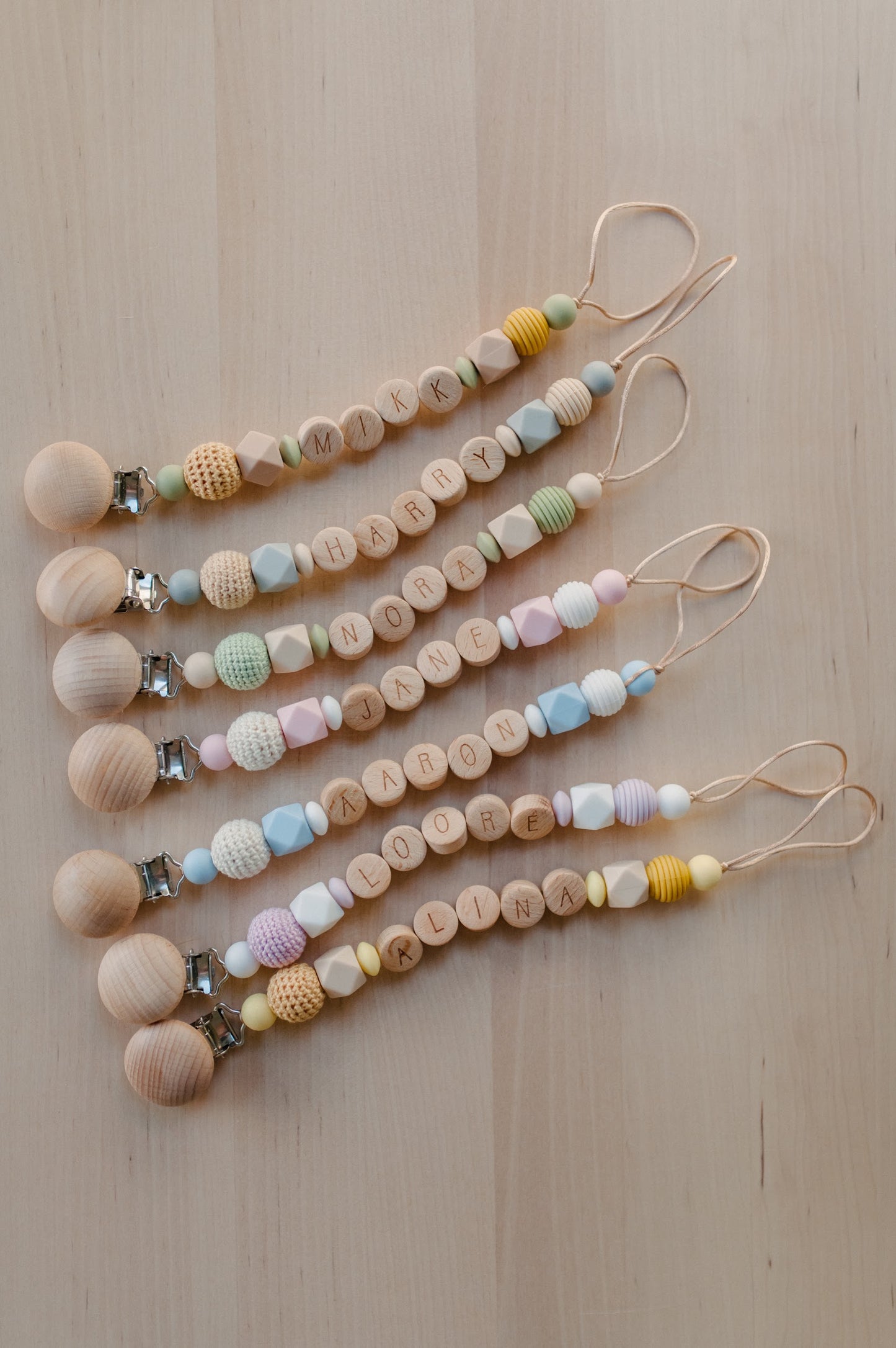Personalized pacifier holder