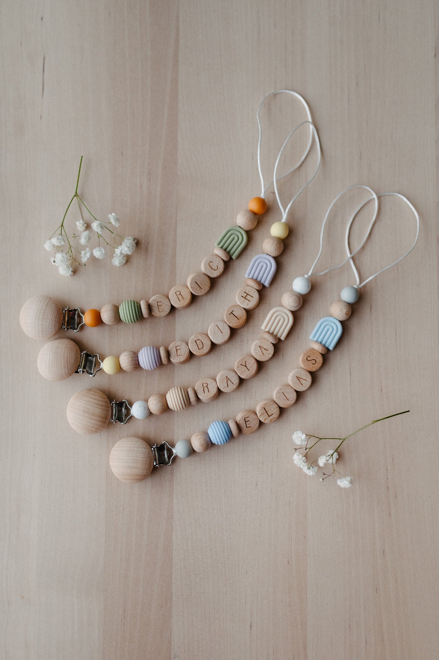 Personalized pacifier holder