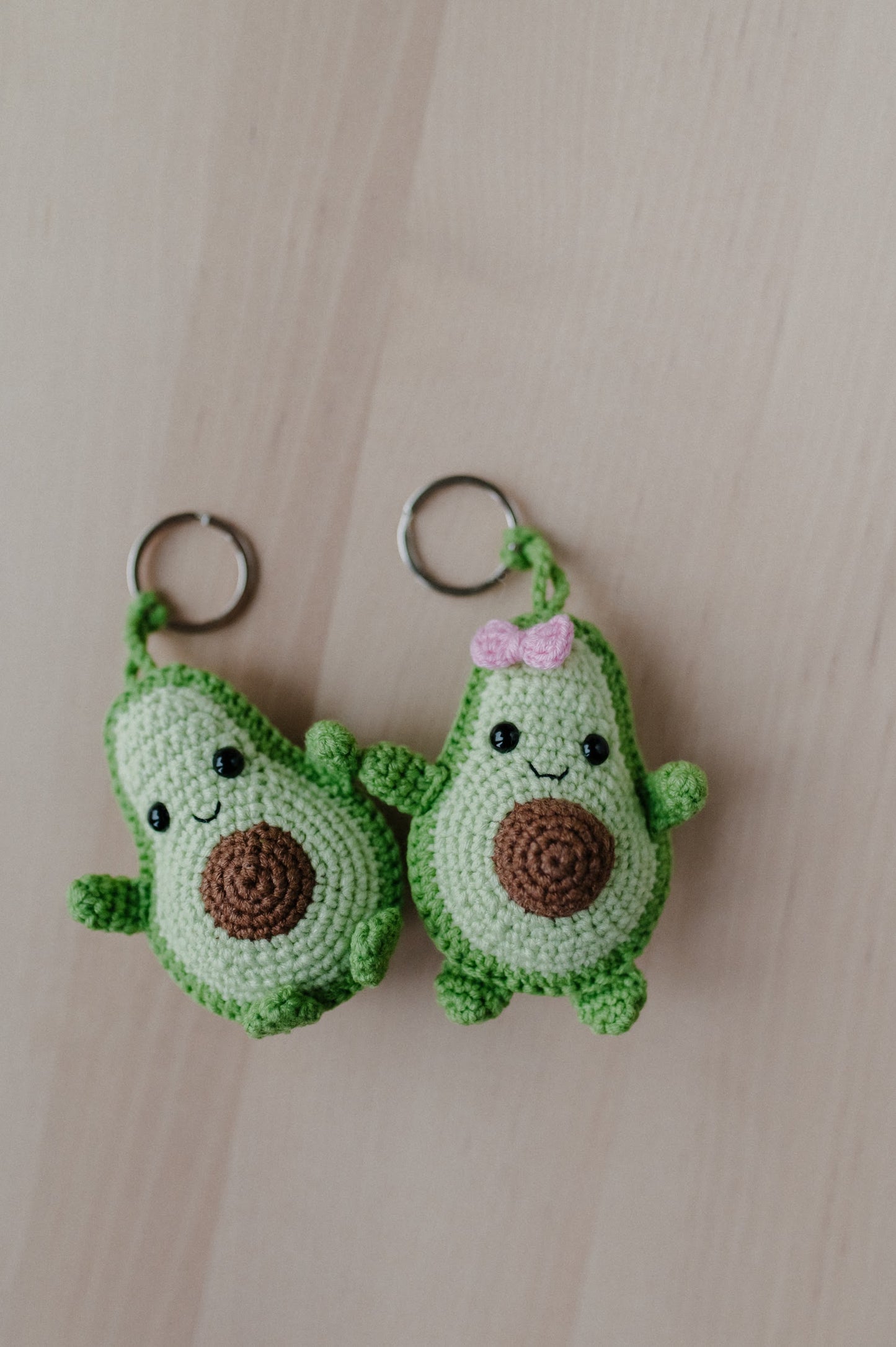 Crochet keychain "Avocado"