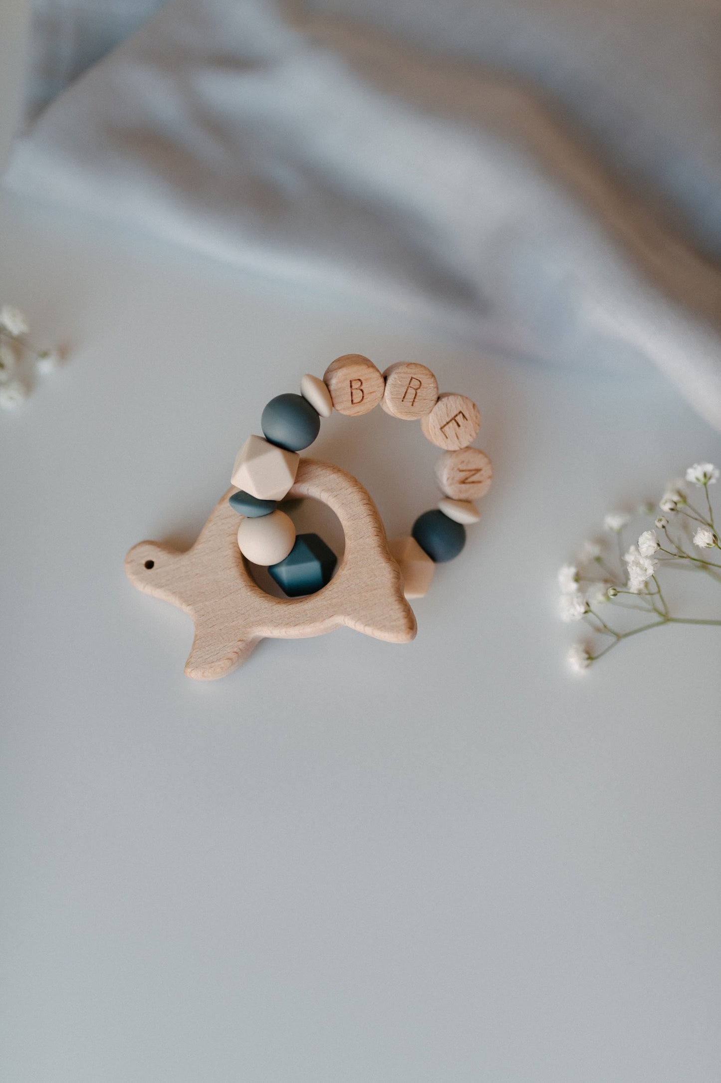 Personalized teething ring
