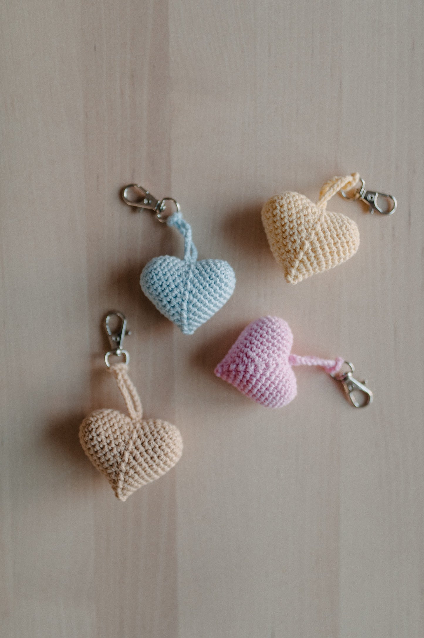 Crochet keychain "Heart"
