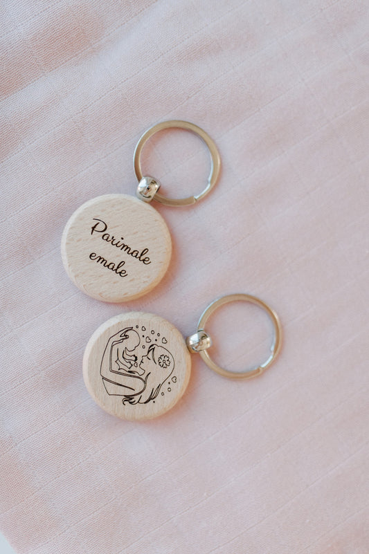 (𝐍𝐄𝐖) 2-sided wooden keychain