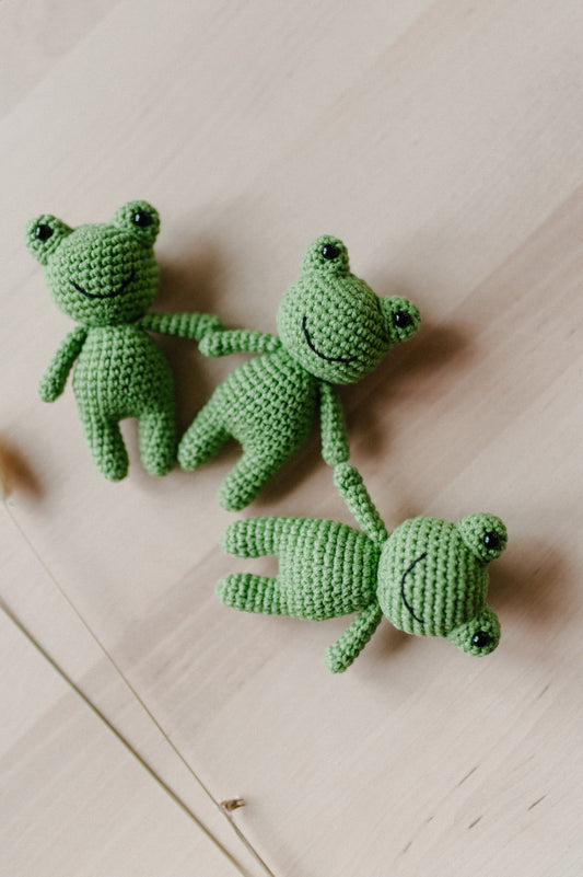 (𝐍𝐄𝐖) Mini crochet toy "Frog"