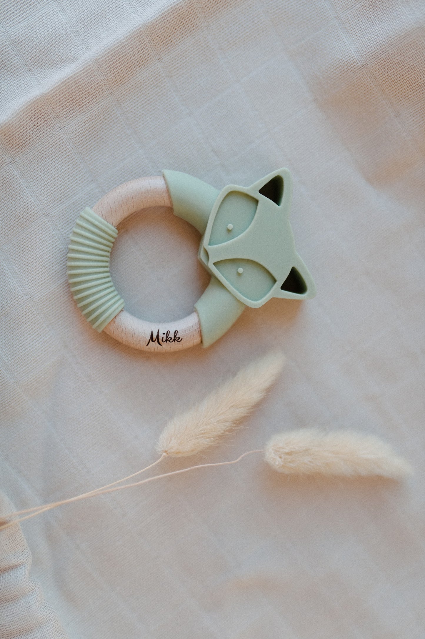 (𝐍𝐄𝐖) Personalized teether "Foxy"