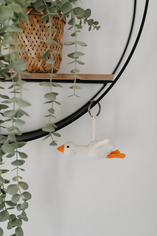 (𝐍𝐄𝐖) Crochet keychain "Goose"