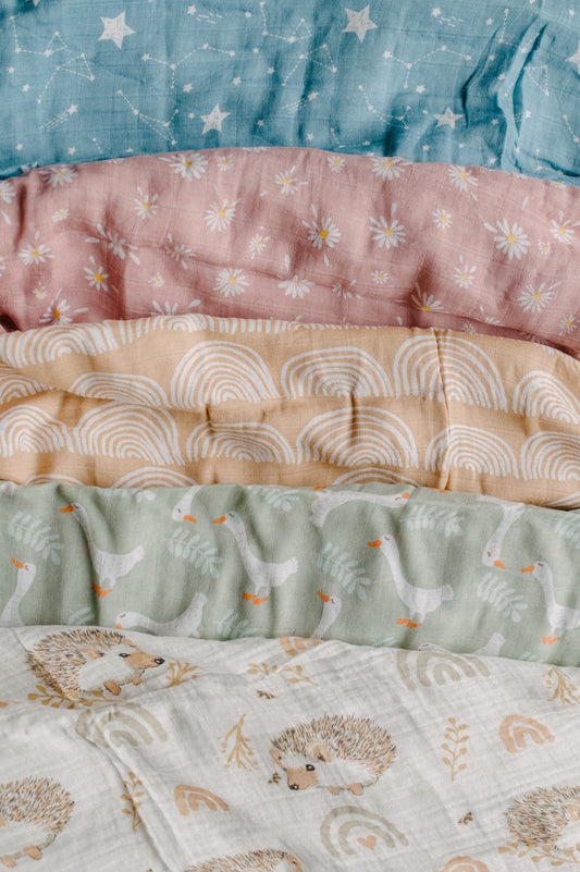 (𝐍𝐄𝐖) Oversized muslin swaddle blanket