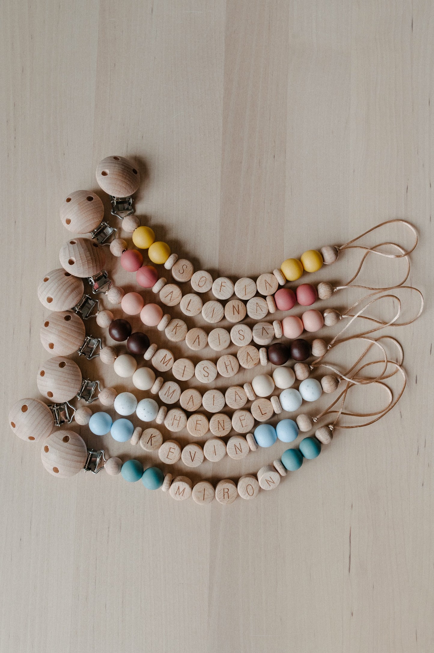 Personalized pacifier holder