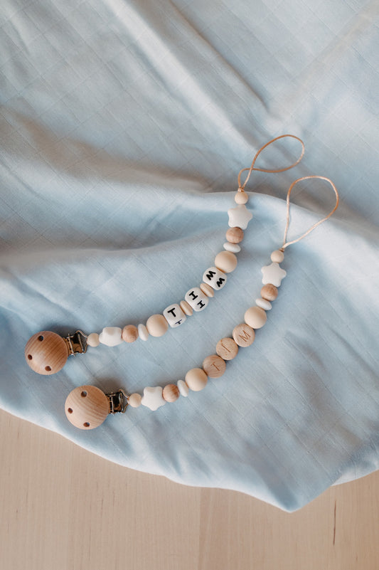 Personalized pacifier holder