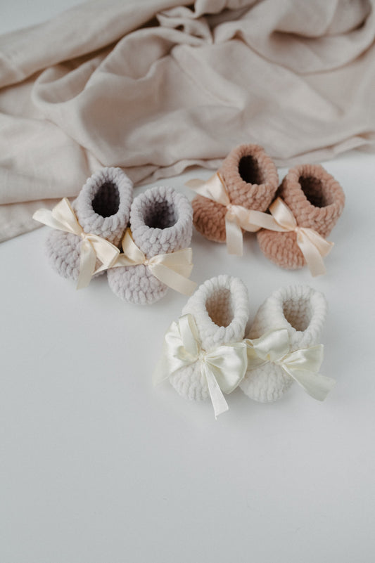 Baby booties (variety of colors)