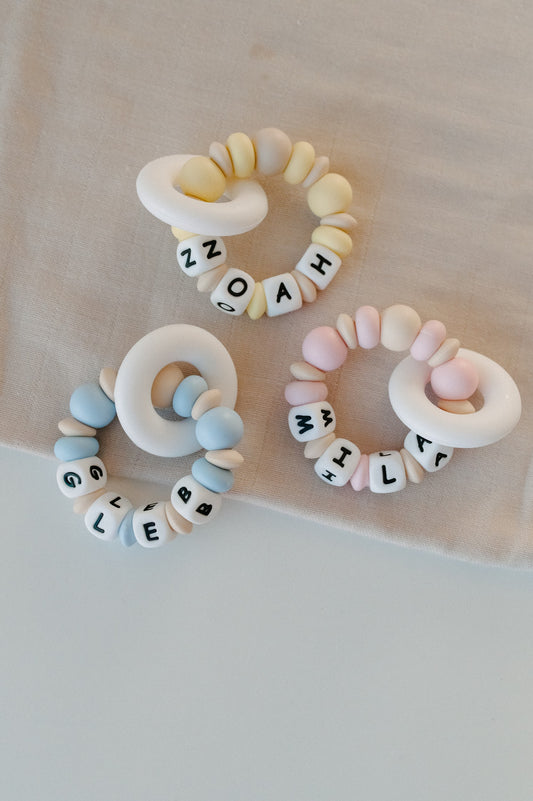 (𝐍𝐄𝐖) Personalized teething ring
