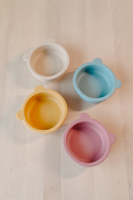 Silicone suction bowl