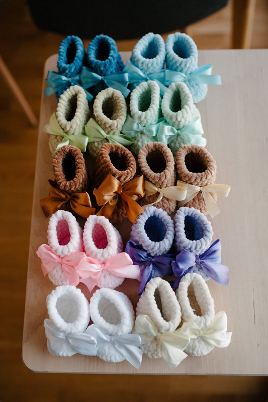 Baby booties (variety of colors)